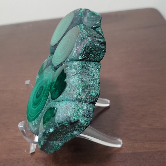 Malachite Crystal Slab 0.42 Pounds - Picture 8 of 12